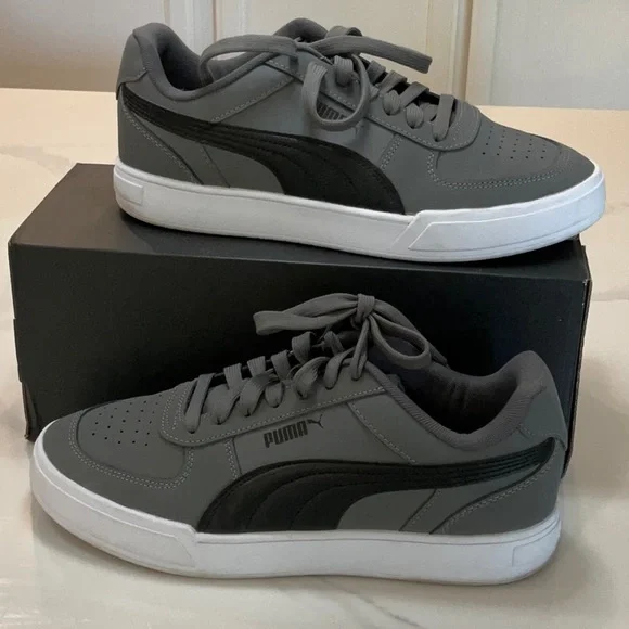 Men’s Puma soft foam grey sneakers. In almost new condition. Size 10. - Picture 1 of 6